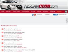 Tablet Screenshot of nissanclub.com